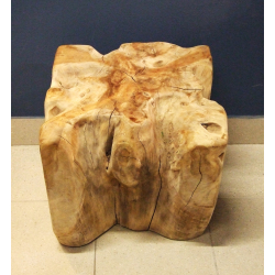 Stolik podręczny kawowy z kawałka korzenia drewno TEAK 40cm